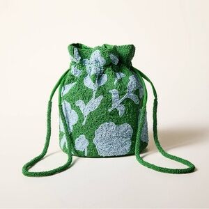 Kate Spade at Target Rose Beaded Drawstring Bucket Bag